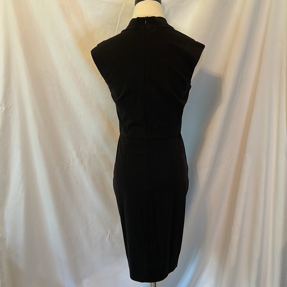 Cowl Neck Fitted LBD with Pockets - Picture 4 of 6